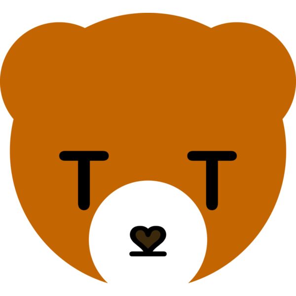 BEAR LOGO 7 H ORANGE BROWN Thumbnail