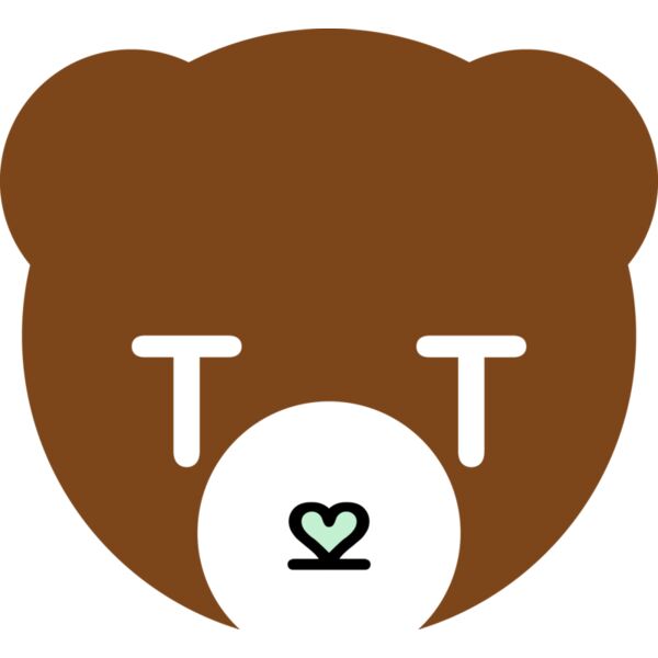 BEAR LOGO 9 H TERRACOTTA BRIGHT AQUA Thumbnail