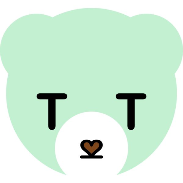 BEAR LOGO 13 H BRIGHT AQUA TERRACOTTA Thumbnail