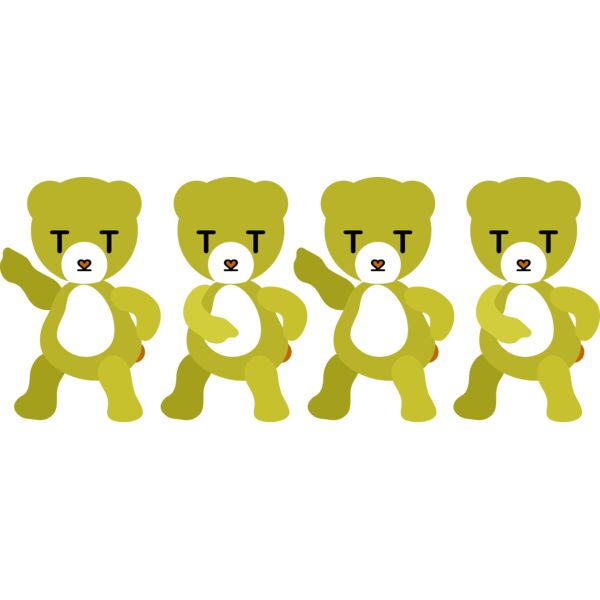 DISCO DANCING TEDDIES Thumbnail